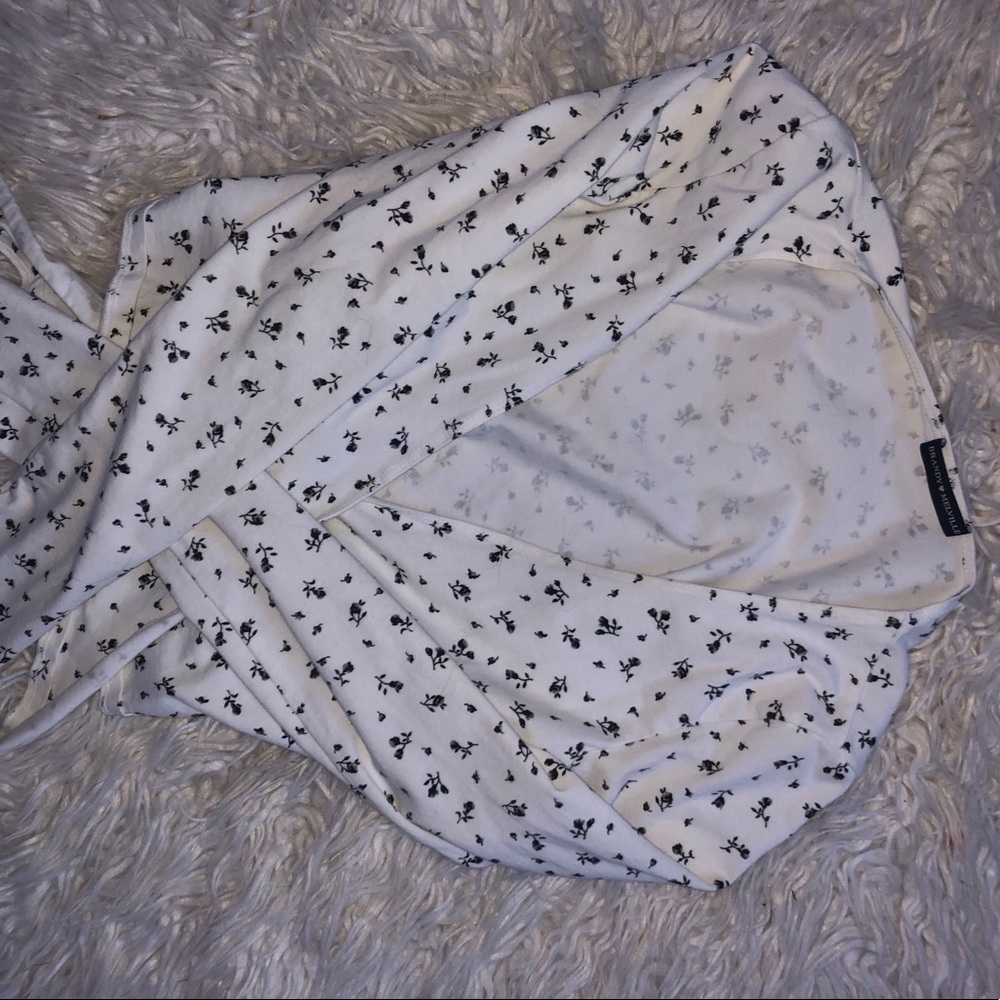 Rare Brandy Wrap Top!